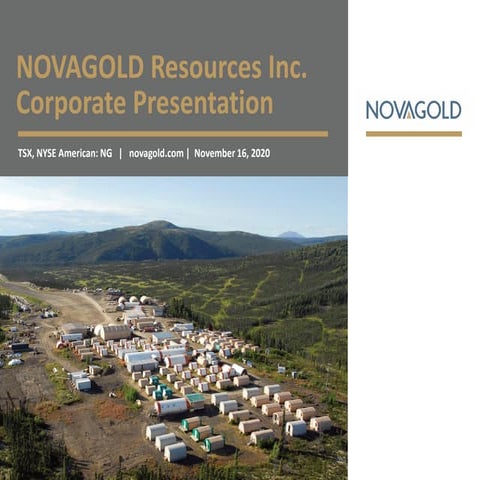 NOVAGOLD - RBC Global Mining Conference, November 2020