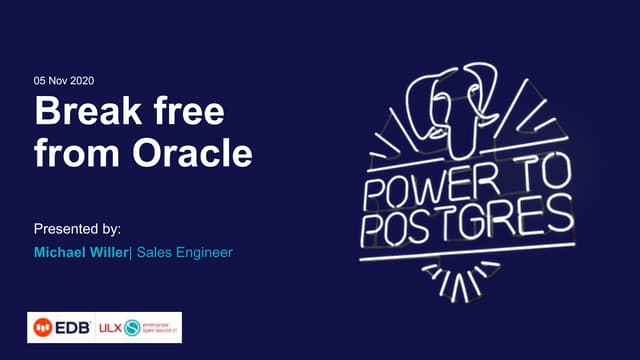Szabaduljon ki az Oracle szorításából