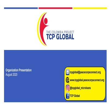 TCP Global Organization Presentation - August 2020