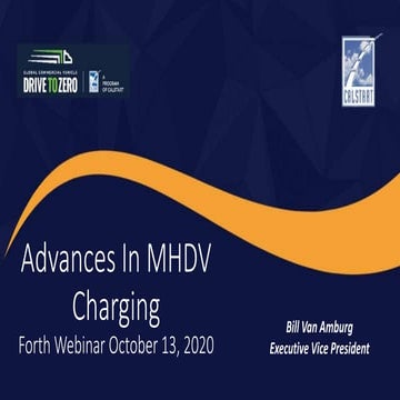 Advances In MHDV Charging by Bill Van Amburg
