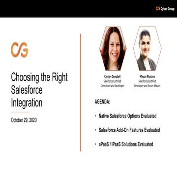 Salesforce Integration Pattern Overview | PPTX