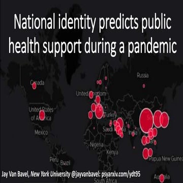 National identity predicts public health support during a pandemic