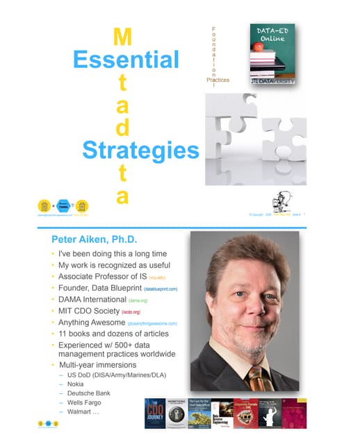 DataEd Slides: Essential Metadata Strategies