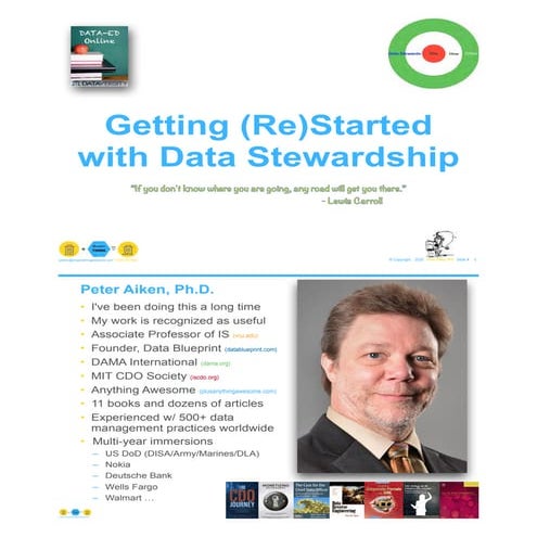 DataEd Slides: Getting (Re)Started with Data Stewardship