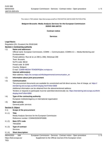 EU spendeert 13 miljoen euro aan media-analye