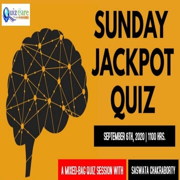 MIXED BAG QUIZ - ONLINE QUIZZING SESSION (SEPT. 06, 2020)