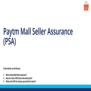 PSA guidelines - Wholesale