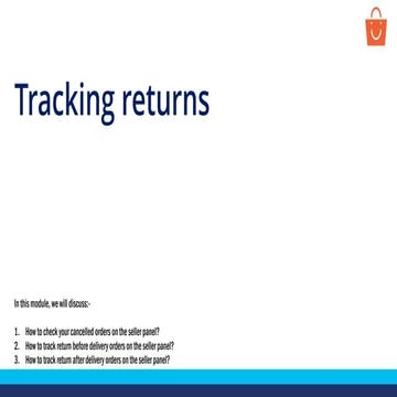 Tracking returns