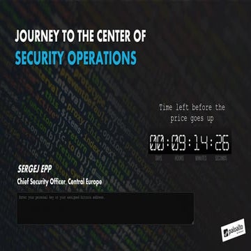 Journey to the Center of Security Operations