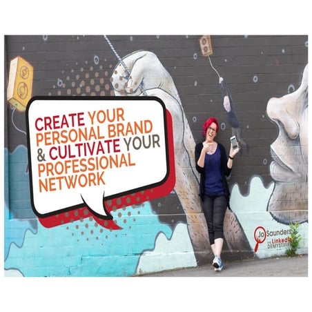 Create Your Personal Brand & Cultivate Your Professional Network // 2020 02