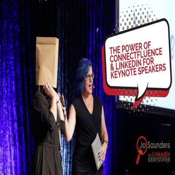 LinkedIn for the Keynote Speaker