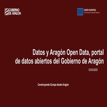 Datos y datos abiertos: presentación foro TIC en AST