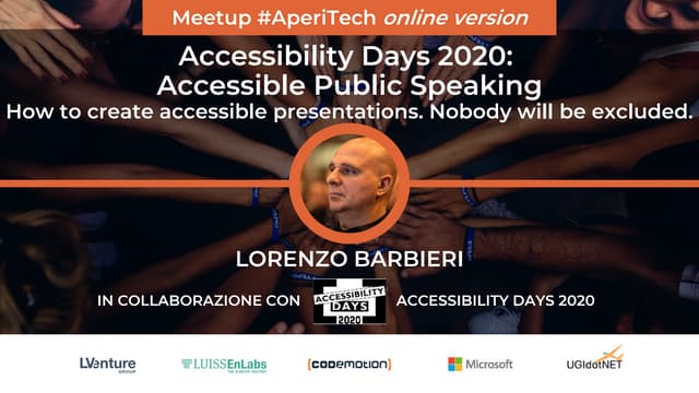 Accessible Public Speaking