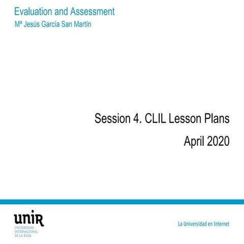 CLIL Lesson Plans