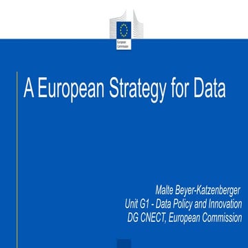 A European Strategy for Data