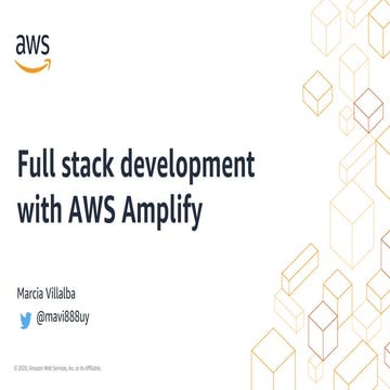 20200513 Getting started with AWS Amplify | PPT