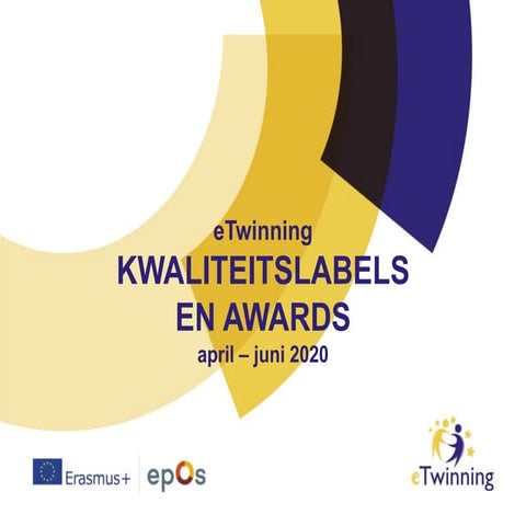 eTwinning awards en kwaliteitslabels 2020