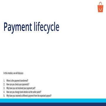 Payment lifecycle - Wholesale