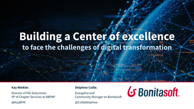 Build a Center of Excellence