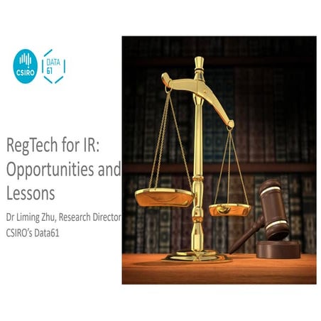 RegTech for IR - Opportunities and Lessons