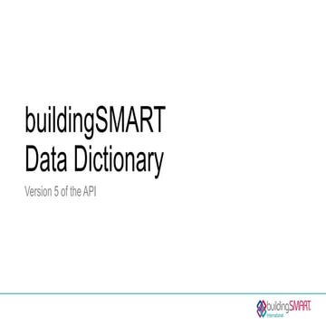 20200903 The 2020 buildingSMART Data Dictionary prototype (bSDD)