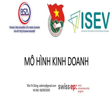 Xây dựng Mô hình Kinh Doanh
