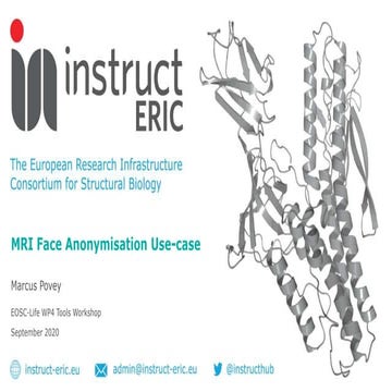 MRI Face De-anonymisation use case 