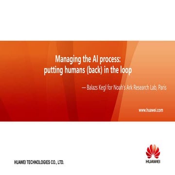 Managing the AI process: putting humans (back) in the loop