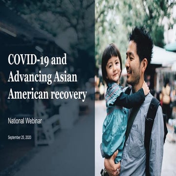 COVID 19 and Advancing Asian American Recover