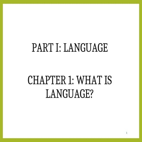 What is language-language learning and acquisition