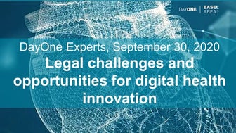 Expert Event Legal challenges and opportunities for digital health innovation