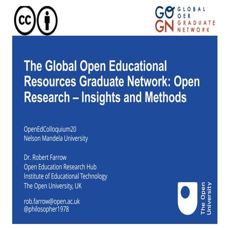 Open Research – Insights and Methods