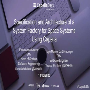 [Capella Days 2020] Specification and Architecture of a System Factory for Sp...
