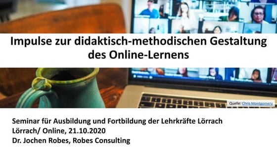 Impulse zur didaktisch-methodischen Gestaltung des Online-Lernens