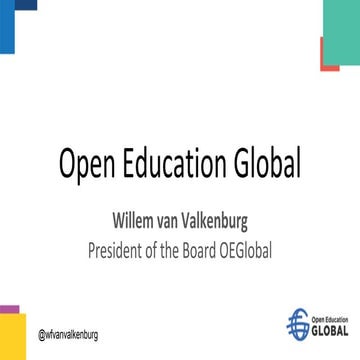 Open Education Globale Francophone - opening OEGlobal