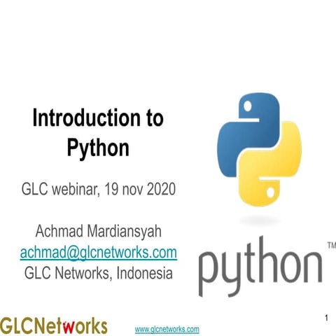 Welcome to Python Programming Language.pptx
