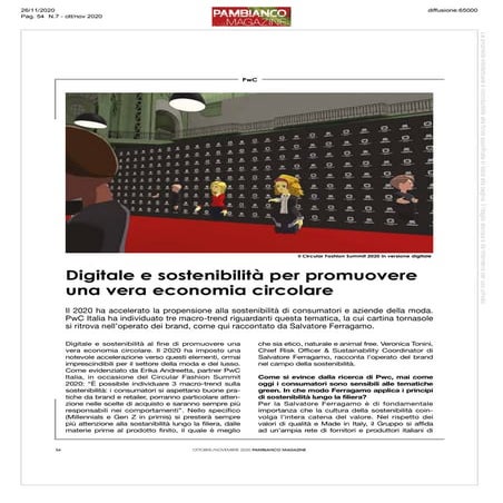 Digitale e sostenibilità per promuovere una vera economia circolare.