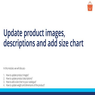 Update product images, descriptions, and add size chart