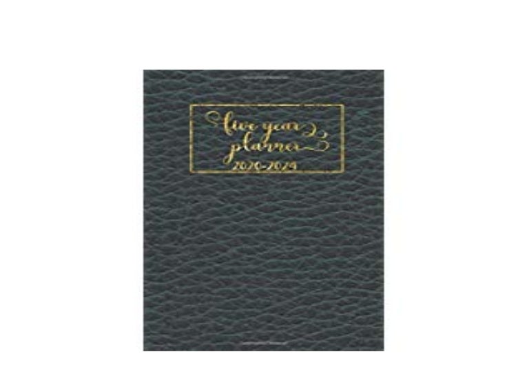 BOOK_PAPERBACK LIBRARY 2020 2024 Five Year Planner Pocket Monthly Sch…