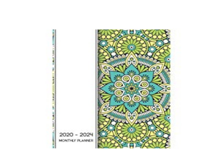 textbook$@@ 2020 2024 Monthly Calendar Planner Five Year Monthly Cale…