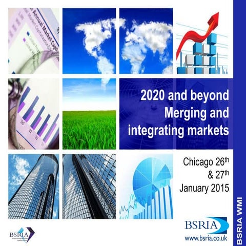 2020 and beyond. merging and integrating markets