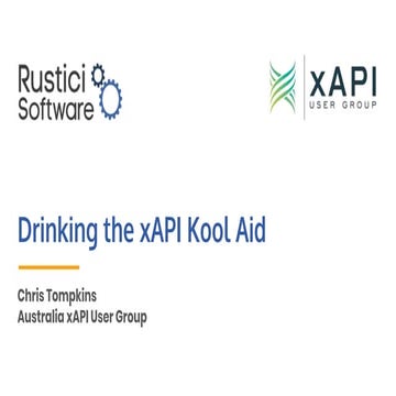 Drinking the xAPI Kool Aid