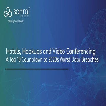 Hotels, Hookups and Video Conferencing: A Top 10 Countdown to 2020's Worst Da...