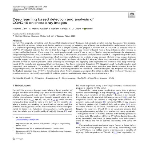 2020 Deep learning based detection and analysis of COVID-19 on chest X-ray im...