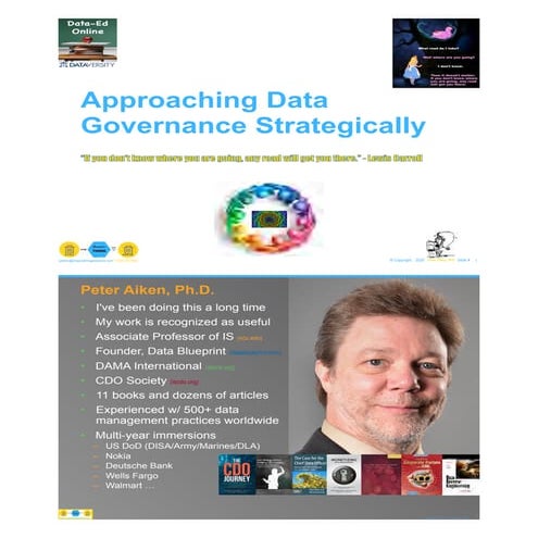 DataEd Slides: Approaching Data Governance Strategically
