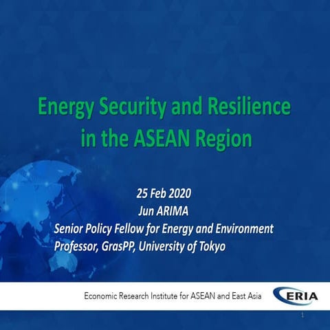 The Energy Security and Regional Resilience Forum