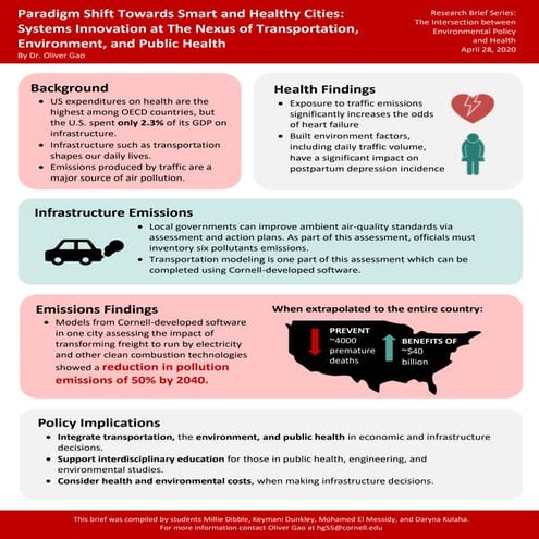 The Intersection between Environmental Policy and Health | PDF
