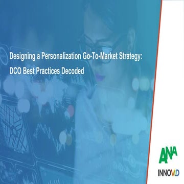 Designing a Personalization Go-To-Market Strategy