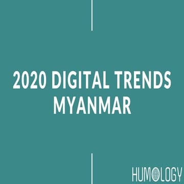 2020 Myanmar Digital Trends