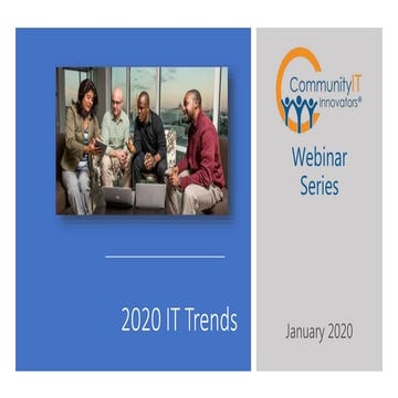 2020 Nonprofit Technology Trends Roundtable